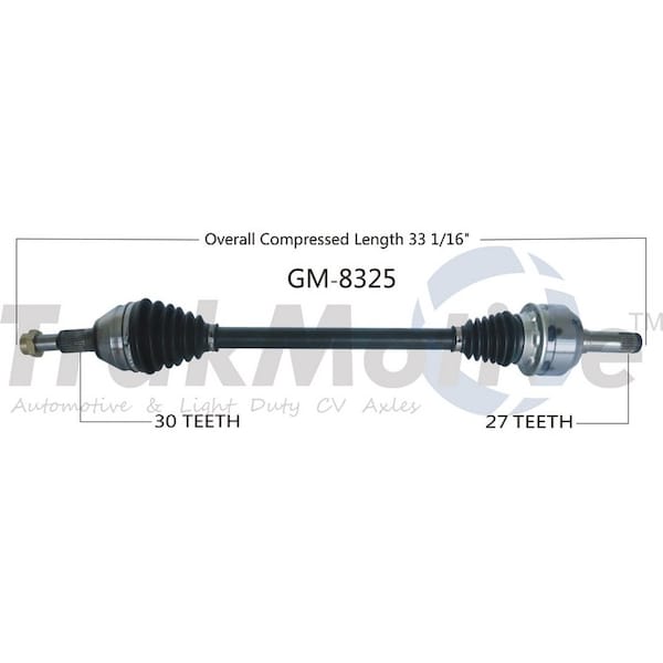 Surtrack Axle Cv Axle Shaft, Gm-8325 GM-8325 - main